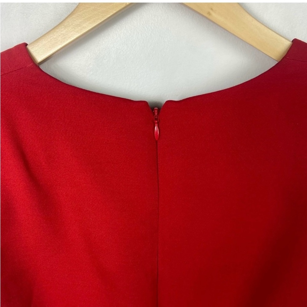 Alexander McQueen Wool Silk Fit Flare Dress 40 - Picture 4 of 8